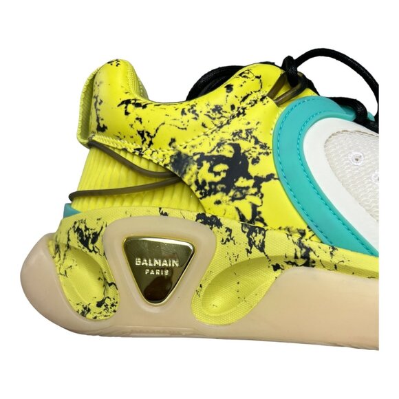 Balmain B Runner Platform Marble Print Sneaker - Picture 8 of 12